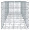 Horganyzott vas gabion kosár fedéllel 500 x 100 x 100 cm