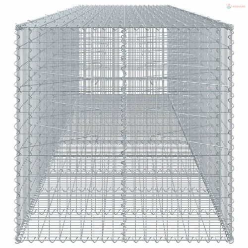 Horganyzott vas gabion kosár fedéllel 550 x 100 x 100 cm