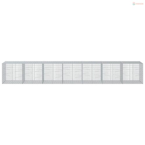 Horganyzott vas gabion kosár fedéllel 700 x 100 x 100 cm