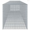 Horganyzott vas gabion kosár fedéllel 750 x 100 x 100 cm