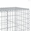 Horganyzott vas gabion kosár fedéllel 750 x 100 x 100 cm