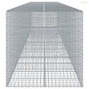 Horganyzott vas gabion kosár fedéllel 800 x 100 x 100 cm