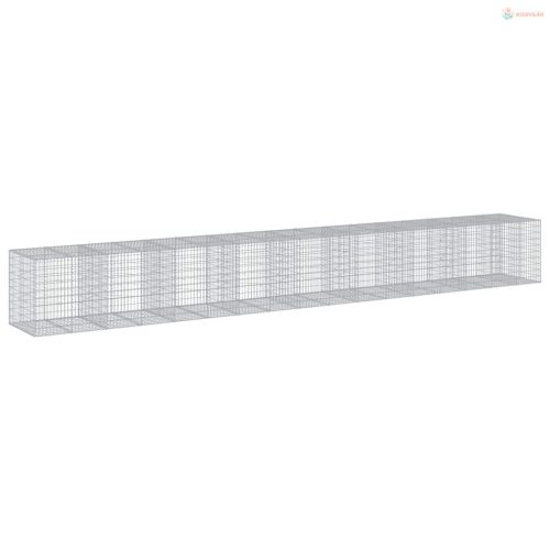 Horganyzott vas gabion kosár fedéllel 850 x 100 x 100 cm