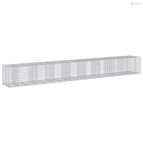 Horganyzott vas gabion kosár fedéllel 850 x 100 x 100 cm