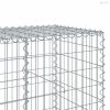 Horganyzott vas gabion kosár fedéllel 850 x 100 x 100 cm