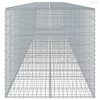 Horganyzott vas gabion kosár fedéllel 900 x 100 x 100 cm