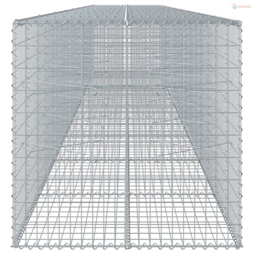 Horganyzott vas gabion kosár fedéllel 900 x 100 x 100 cm