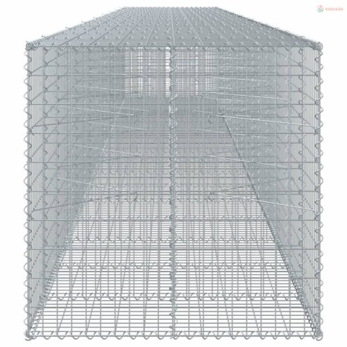 Horganyzott vas gabion kosár fedéllel 950 x 100 x 100 cm