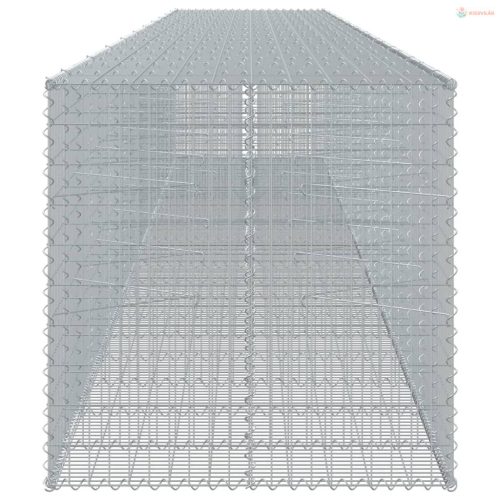 Horganyzott vas gabion kosár fedéllel 1050 x 100 x 100 cm
