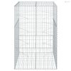 Horganyzott vas gabion kosár fedéllel 100 x 100 x 150 cm