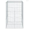 Horganyzott vas gabion kosár fedéllel 100 x 100 x 150 cm