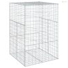 Horganyzott vas gabion kosár fedéllel 100 x 100 x 150 cm