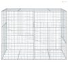 Horganyzott vas gabion kosár fedéllel 200 x 100 x 150 cm