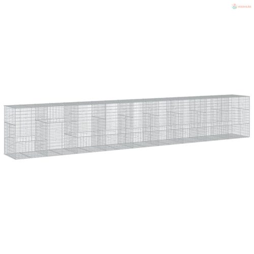 Horganyzott vas gabion kosár fedéllel 900 x 100 x 150 cm
