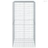 Horganyzott vas gabion kosár fedéllel 100 x 100 x 200 cm