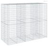 Horganyzott vas gabion kosár fedéllel 250 x 100 x 200 cm