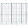 Horganyzott vas gabion kosár fedéllel 250 x 100 x 200 cm