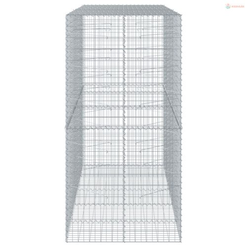 Horganyzott vas gabion kosár fedéllel 250 x 100 x 200 cm