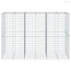 Horganyzott vas gabion kosár fedéllel 300 x 100 x 200 cm