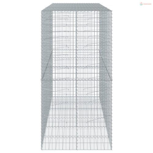 Horganyzott vas gabion kosár fedéllel 300 x 100 x 200 cm