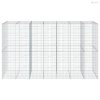 Horganyzott vas gabion kosár fedéllel 350 x 100 x 200 cm