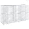 Horganyzott vas gabion kosár fedéllel 350 x 100 x 200 cm
