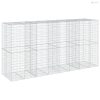 Horganyzott vas gabion kosár fedéllel 400 x 100 x 200 cm