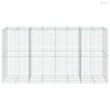 Horganyzott vas gabion kosár fedéllel 400 x 100 x 200 cm