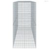 Horganyzott vas gabion kosár fedéllel 450 x 100 x 200 cm
