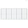 Horganyzott vas gabion kosár fedéllel 500 x 100 x 200 cm