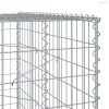 Horganyzott vas gabion kosár fedéllel 500 x 100 x 200 cm
