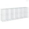 Horganyzott vas gabion kosár fedéllel 550 x 100 x 200 cm