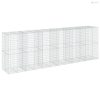Horganyzott vas gabion kosár fedéllel 600 x 100 x 200 cm