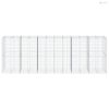 Horganyzott vas gabion kosár fedéllel 600 x 100 x 200 cm