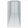 Horganyzott vas gabion kosár fedéllel 600 x 100 x 200 cm