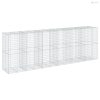 Horganyzott vas gabion kosár fedéllel 600 x 100 x 200 cm