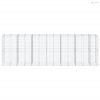 Horganyzott vas gabion kosár fedéllel 650 x 100 x 200 cm