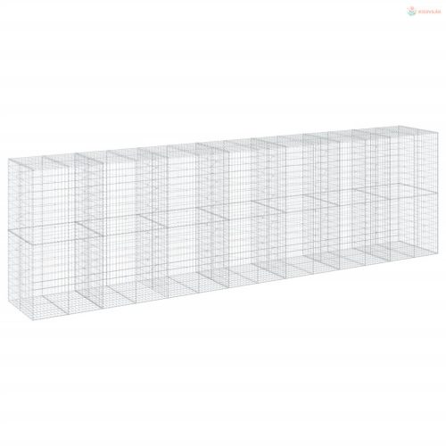 Horganyzott vas gabion kosár fedéllel 700 x 100 x 200 cm