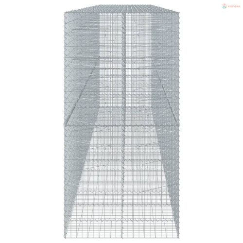 Horganyzott vas gabion kosár fedéllel 750 x 100 x 200 cm