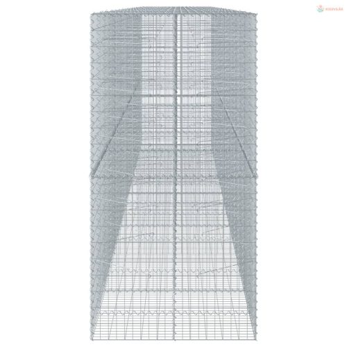 Horganyzott vas gabion kosár fedéllel 800 x 100 x 200 cm
