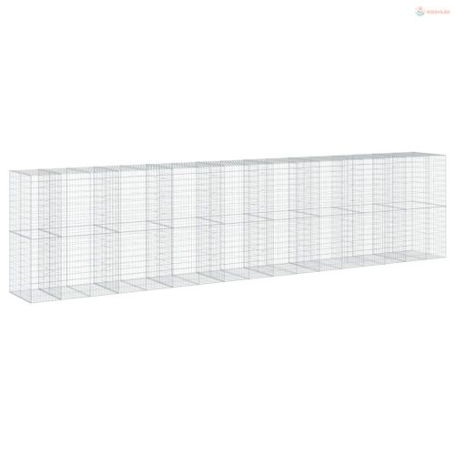 Horganyzott vas gabion kosár fedéllel 850 x 100 x 200 cm