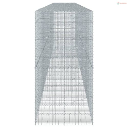 Horganyzott vas gabion kosár fedéllel 900 x 100 x 200 cm