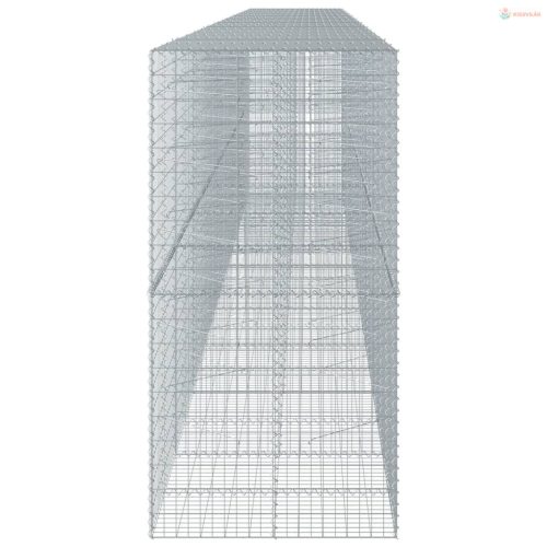 Horganyzott vas gabion kosár fedéllel 950 x 100 x 200 cm