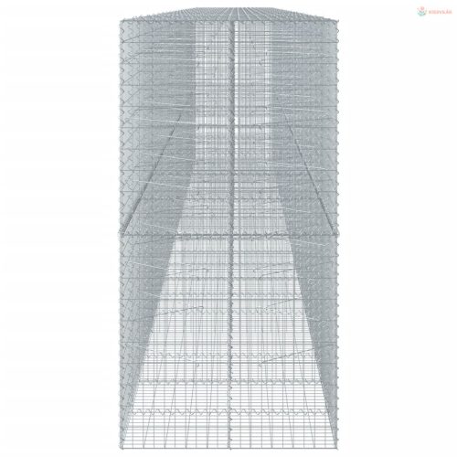Horganyzott vas gabion kosár fedéllel 1050 x 100 x 200 cm