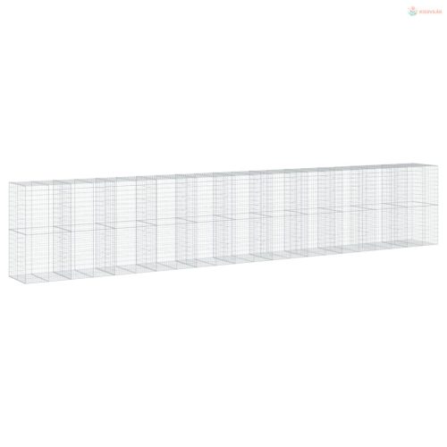 Horganyzott vas gabion kosár fedéllel 1100 x 100 x 200 cm