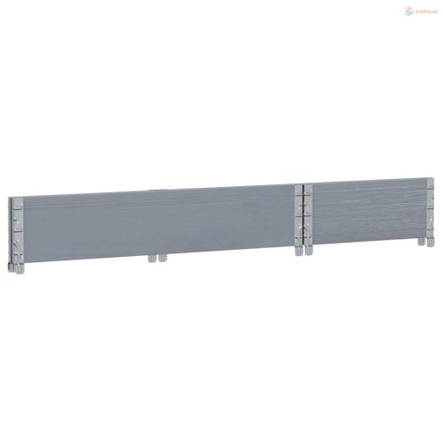 Szürke tömör fenyő kerti növénytartó 100 x 50 cm