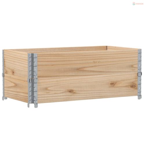 Tömör fenyő kerti növénytartó 100 x 50 cm