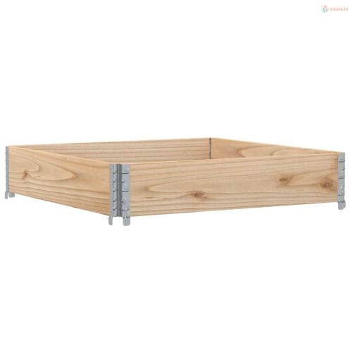 Tömör fenyőfa virágláda 100 x 100 cm