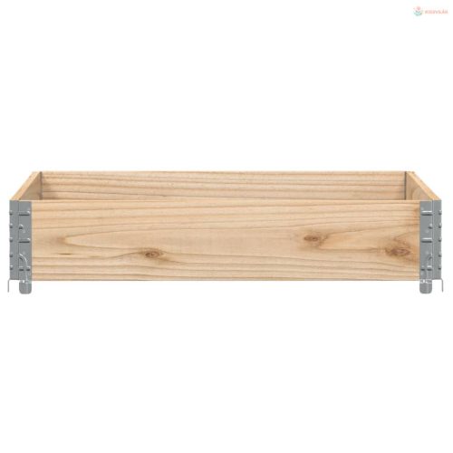 Tömör fenyőfa virágláda 100 x 100 cm