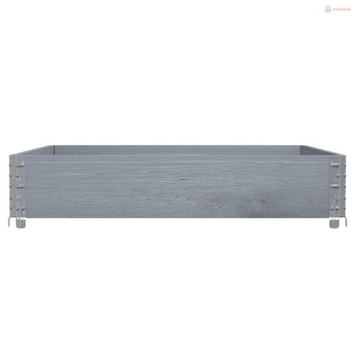 Szürke tömör fenyő kerti növénytartó 100 x 100 cm